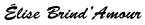 Signature d'Élise Brind’Amour